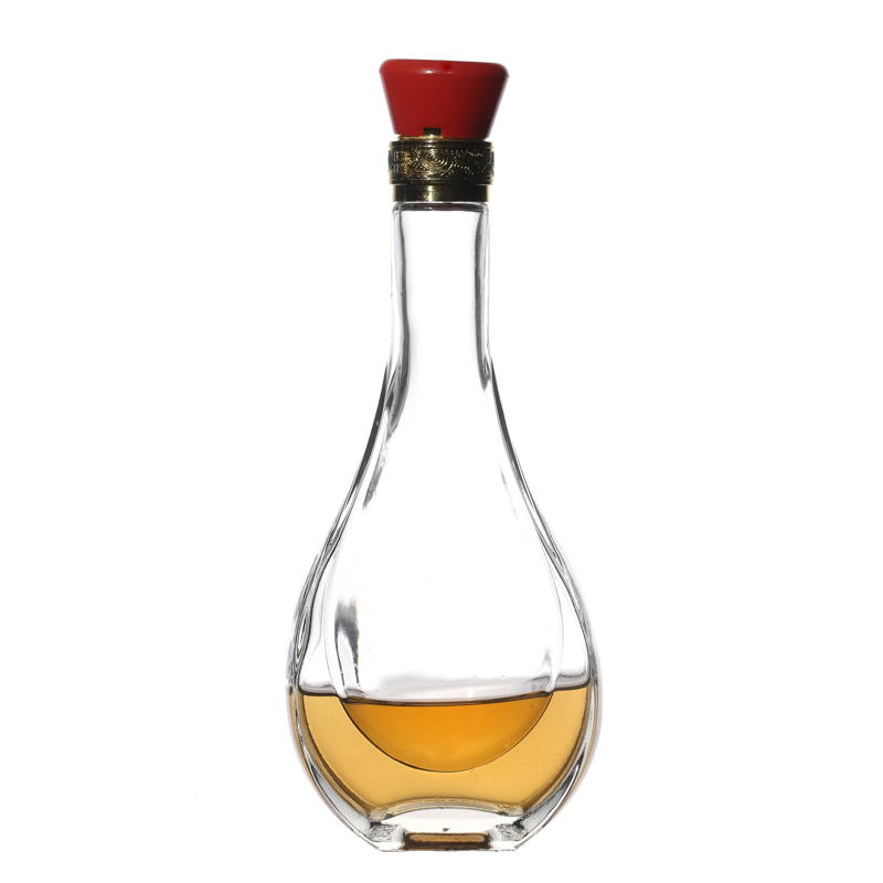 550ml Hot Sale Wine Bottles Glass Liquor Packaging Slim Shape For Whisky