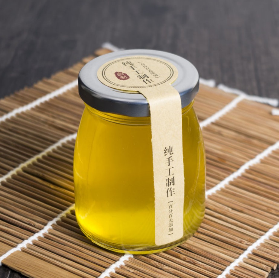 150ml Small Glass Jars For Pudding Honey Jam with Screw Lids