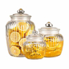 550ml Round Pumpkin Glass Food Storage Pickles Jars with Sealed Lids