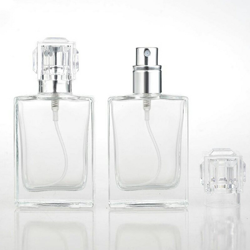 Popular Flint High Quality Square 100ml Glass Perfume Bottles