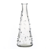 200ml Home Decoration Cones Design Flint Glass Bottle Vase For Flower
