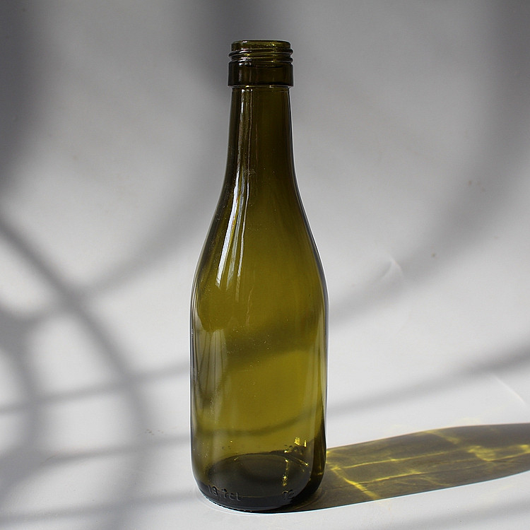 Empty 187ml Glass Burgundy Wine Bottles Beverage Packaging