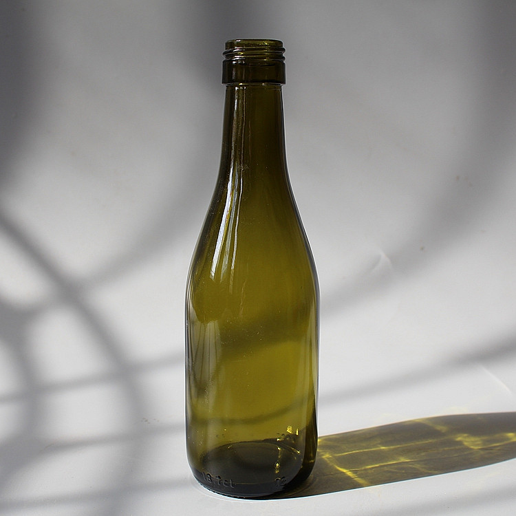 Empty 187ml Glass Burgundy Wine Bottles Beverage Packaging