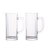 Normal Glass Water Cups Milk Bottles 320ml Glass Beverage Cup with Handle