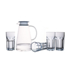 1800ml Glass Water Kettle with Small 320ml Cups Set