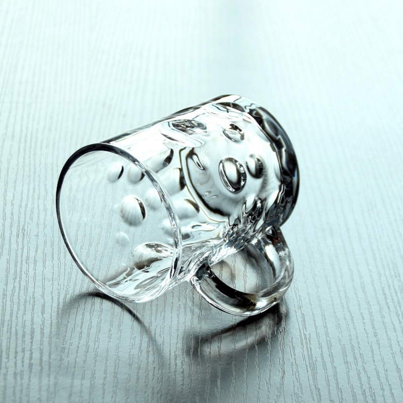 Customized 8oz Glass Water Beverage Milk Coffee Mugs Wholesale