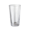 Clear Water Glass with Vertical Stripes Daily Use Coffee Mugs For Party