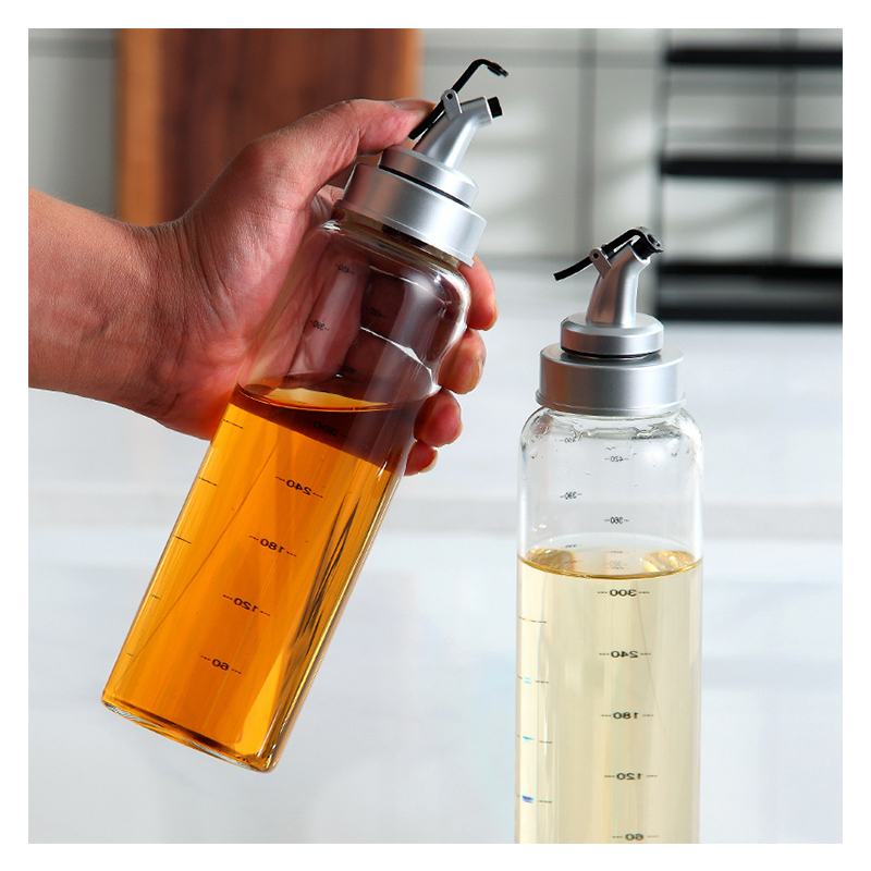 170ml 300ml 500ml Borosilicate Cooking Oil Bottles Glass Oil Packaging
