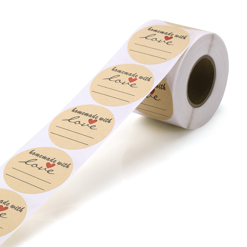 KDG printed custom paper roll waterproof adhesive sticker sheet die cut adhesive logo custom sticker