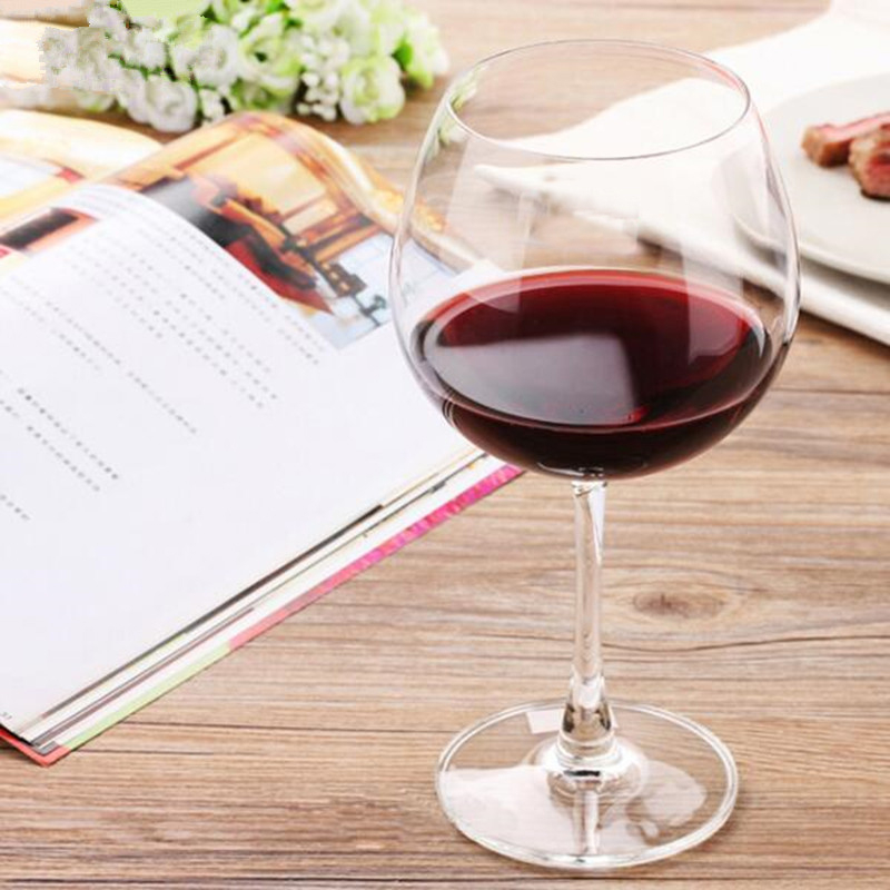 Large Capacity Burgundy Glass 650ml Home Use