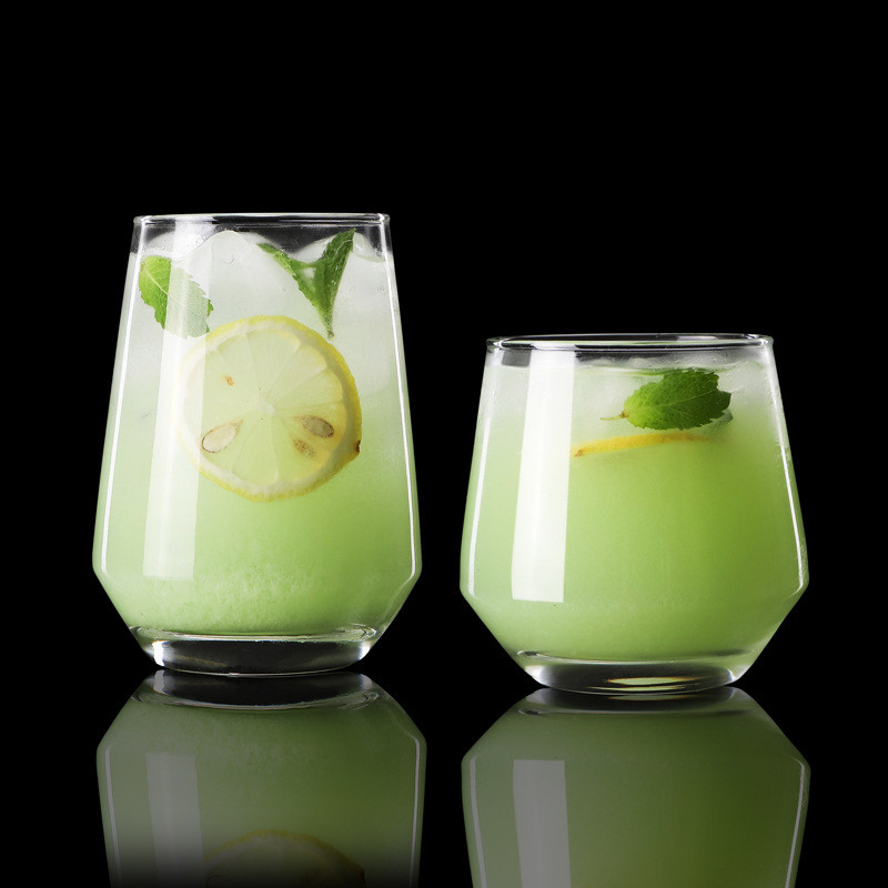 KDG Colorful New Design 370ml 390ml Glass Water Cups