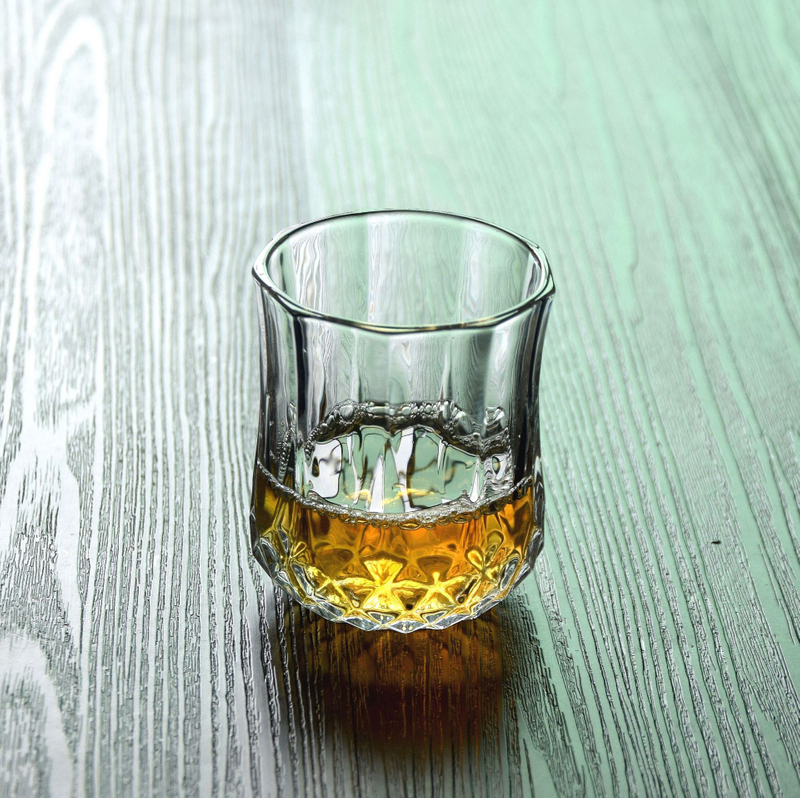 230ml Glass Drinking Liquor Cups For Whisky Vodka