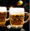 Custom Patterns High Quality 560ml Glass Beer Cup