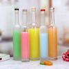 200ml Slim Glass Bottles Beverage Drinking Bottles With Rubber Lid