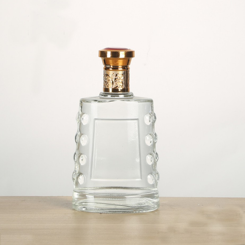 Glass Beverage Packaging 500ml Seed Wine Liquor Glass Bottles