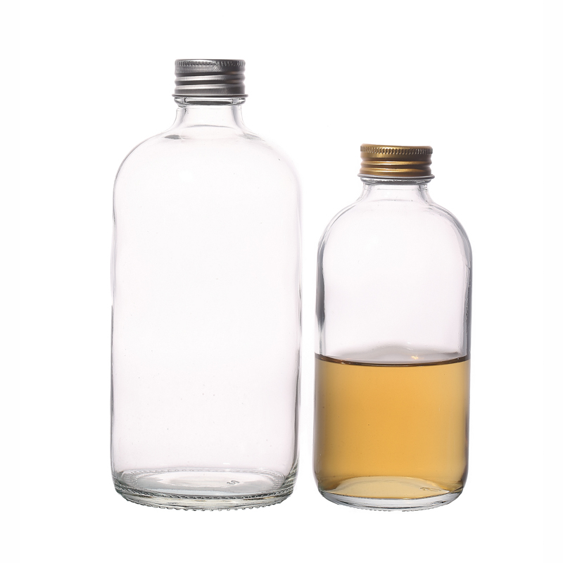 Popular 350ml Glass Water Bottles For Beverage Soft Drinking