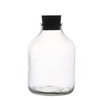 650ml Clear Glass Ampere Bottle for Green Plant Flower Seed 