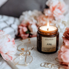 Home Decoration Handmade Scented Candles in Amder Candle Jar