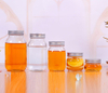 Custom Packaging Glass Mason Jar Square Shape Food Storage Jars