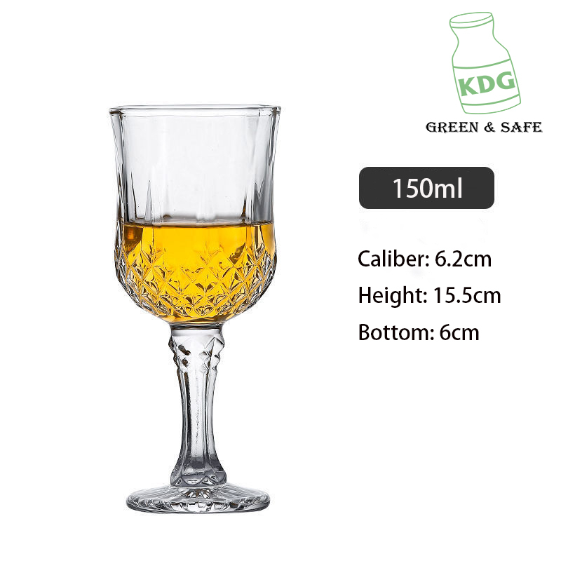 150ml Goblet Crystal Glass Cup For Champagne Red Wine