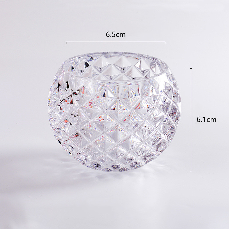 110ml Round Crystal Glass Cup For Whisky Home Decoration