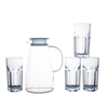 1800ml Glass Water Kettle with Small 320ml Cups Set