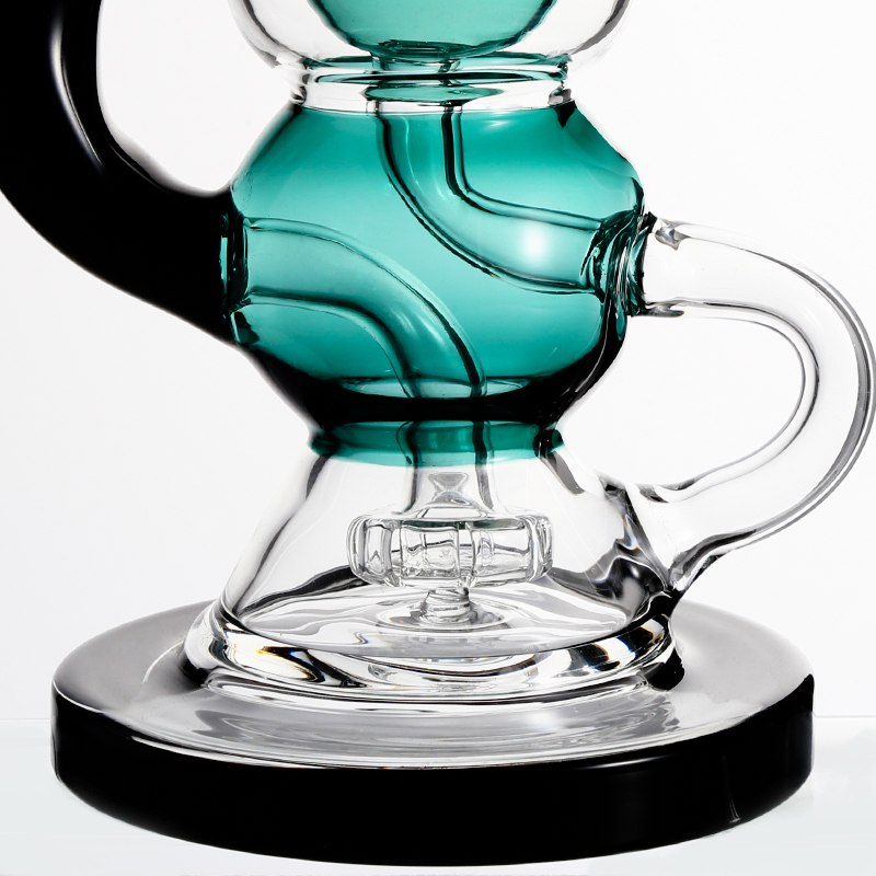 KDG Smoking Water Bottle Hookah Glass Transparent