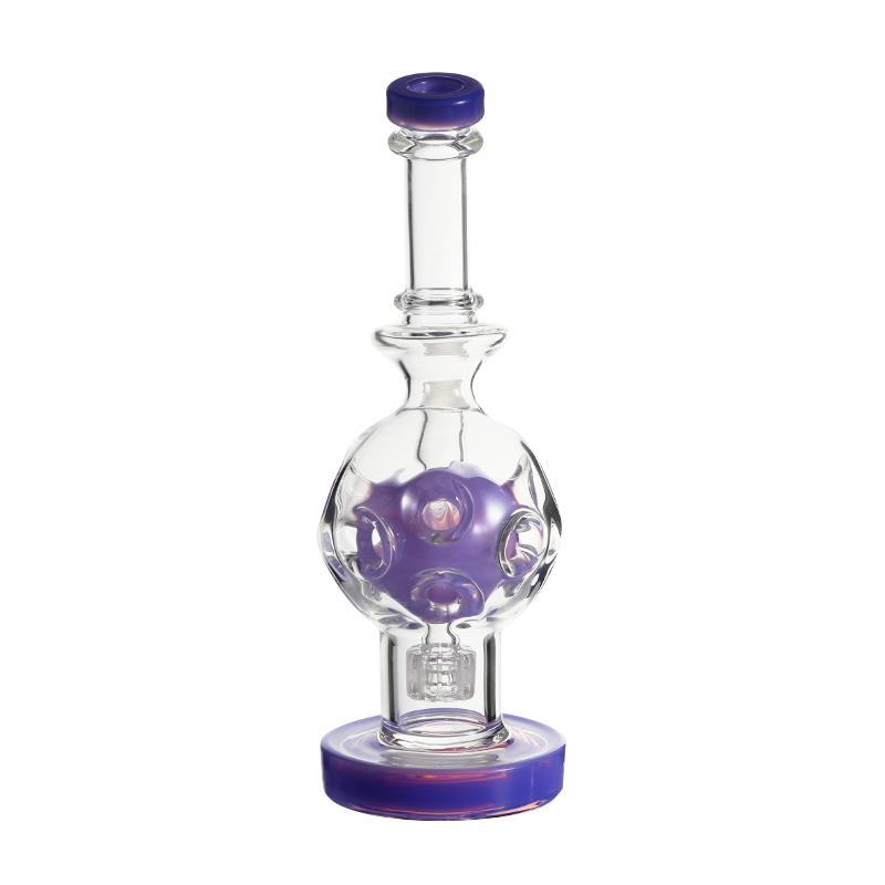 KDG Smoke Small Water Bottle Hookah Glass Transparent