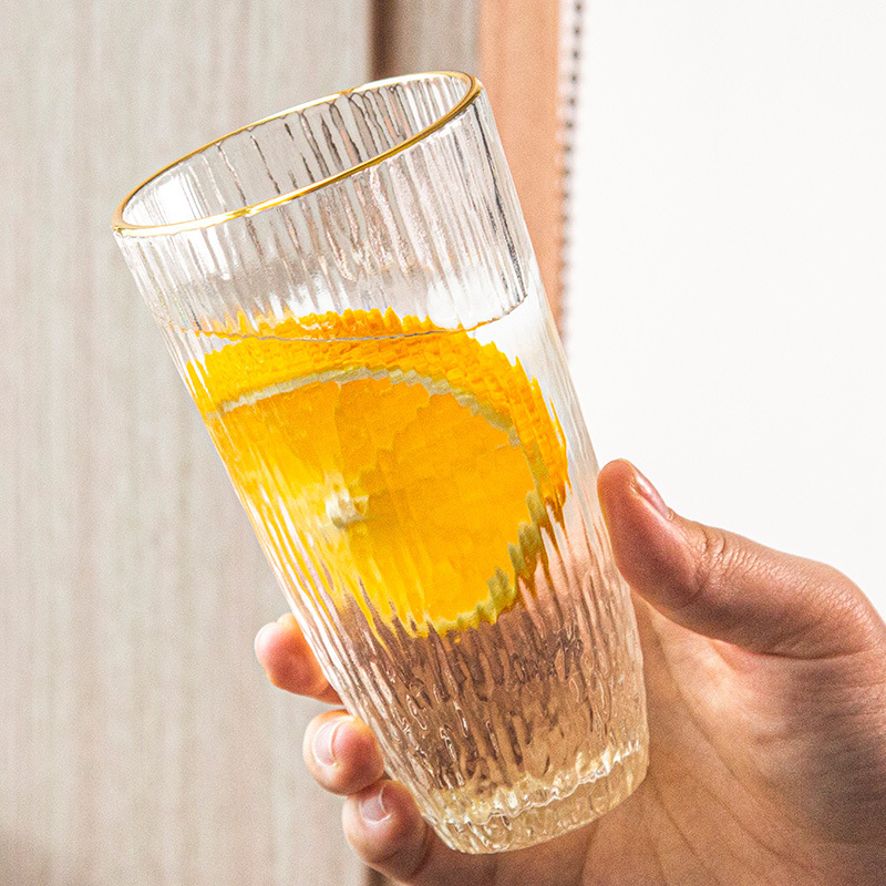 Heat-resistant High Quality 300ml Glass Juice milk Beverage Water Cups