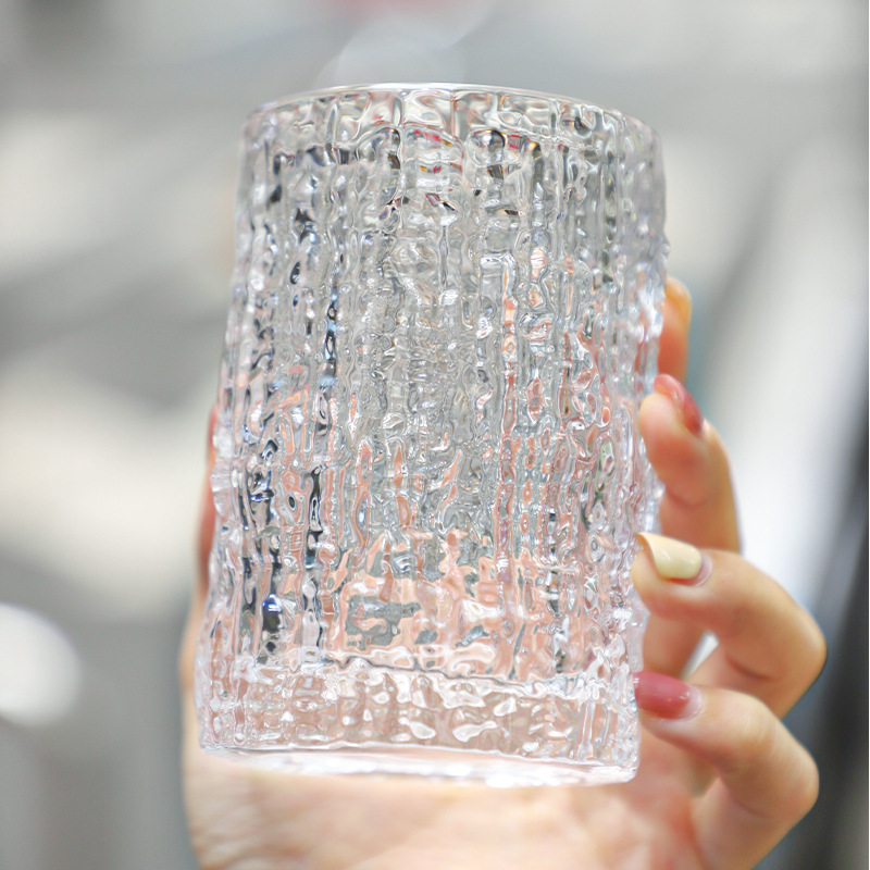 Drinkware Crystal Glass Tumbler Water Cups 350ml with Unique Design