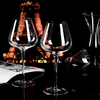 Round Glass Wine Cups Goblets For Burgundy