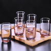 Glass Water Cup Sets 280ml Household Family Use