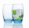 Colorful Glass Drinking Water Cups with Cutsom Logo 310ml
