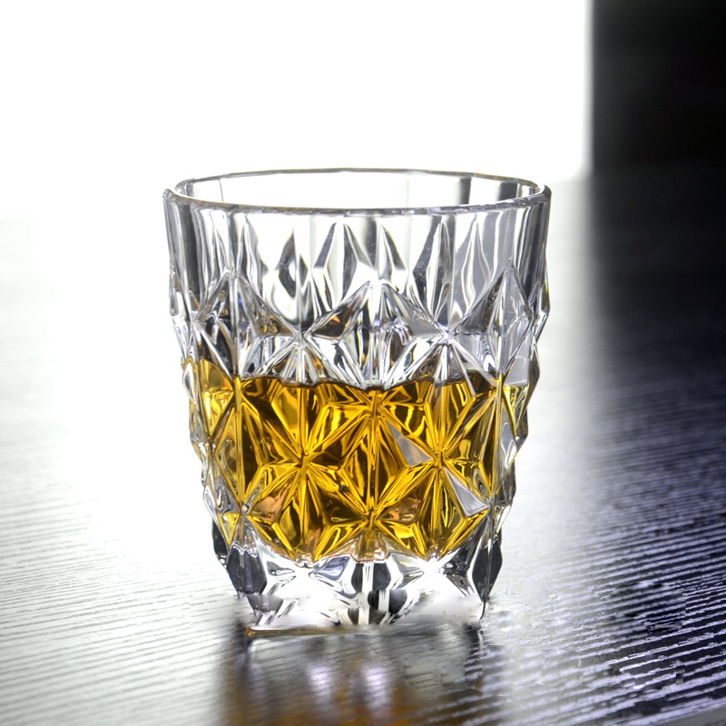300ml Crystal Liquor Glass Cups Hot Sale Whisky Glasses