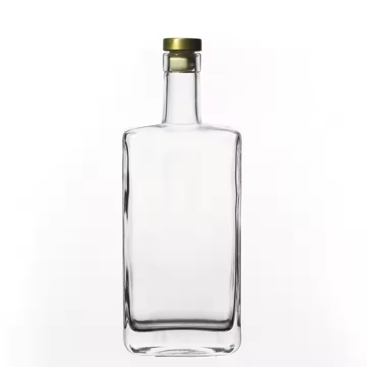 Whisky Bottle with Glass