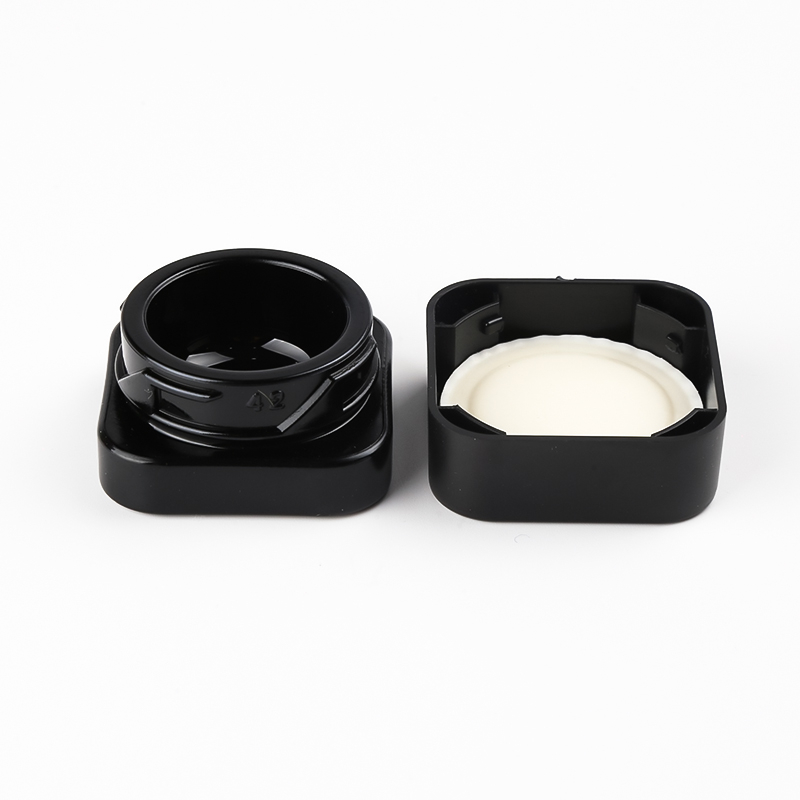 KDG 5ml Cannabis Black Glass Concentrate Containers Jar Child Proof Lids
