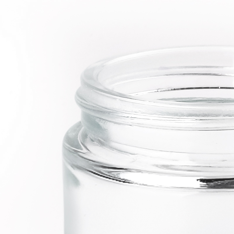 KDG 60ml 100ml 150ml 260ml custom empty cbd flower glass jar with lids Cannabis hemp storage glass clear jars