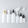 White Color Custom Printing Glass Dropper Bottles For Cosmetic 