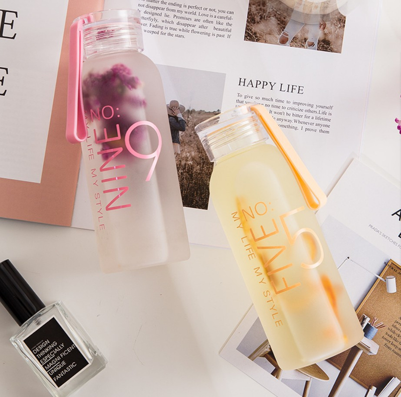 Glass Water Bottles 400ml Beverage Packaging Hot Sale