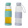 600ml Empty Glass Milk Bottles with Silicone Holder