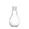 Bulb Design 380ml Glass Drinking Bottles Beverage Packaging