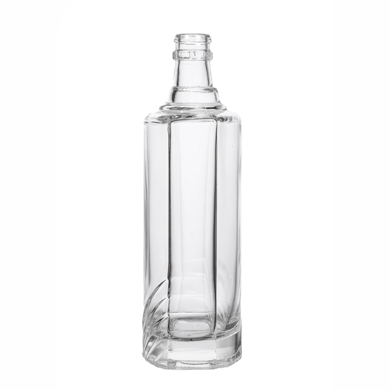 Transparent 500ml Drinking Wholesale Glass Liquor Bottles
