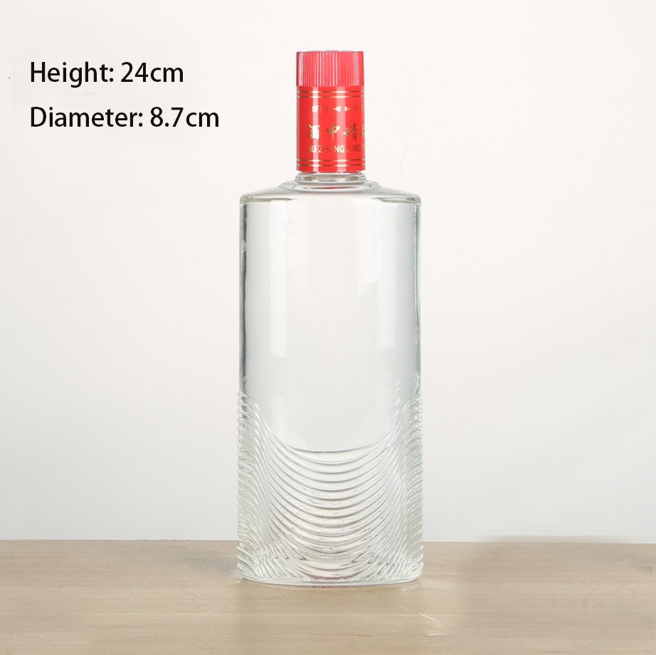 Top Quality Recycled 250ml Glass Liquor Bottles Wine Packaging