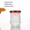 Bird Nest Glass Honey Jars 50ml 100ml Wth Screw Lids