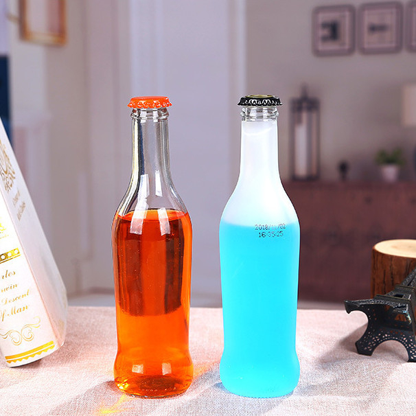 280ml Empty Coke Glass Beverage Bottles For Soft Drinks 