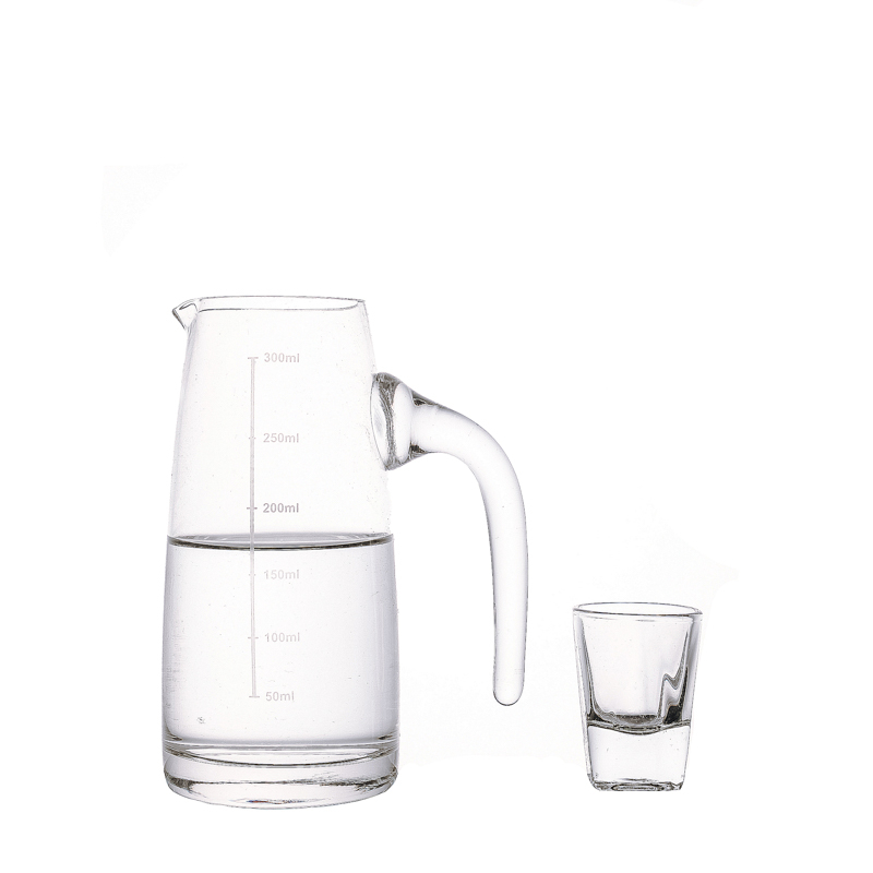300ml Wine Glass Dispenser with 25ml Small Glass Drinking Cups