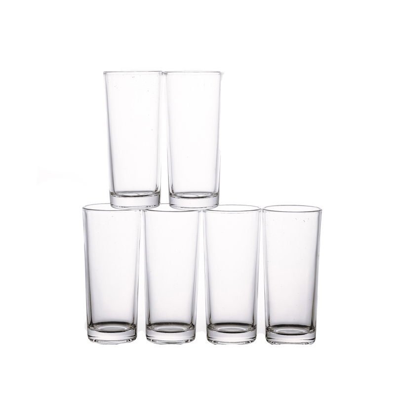 Round Glass Coke Cup Iced Coffee Beverage Glass Cup 300ml