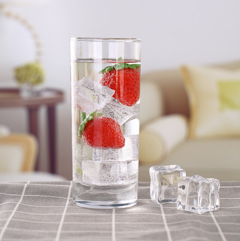 Round Glass Coke Cup Iced Coffee Beverage Glass Cup 300ml