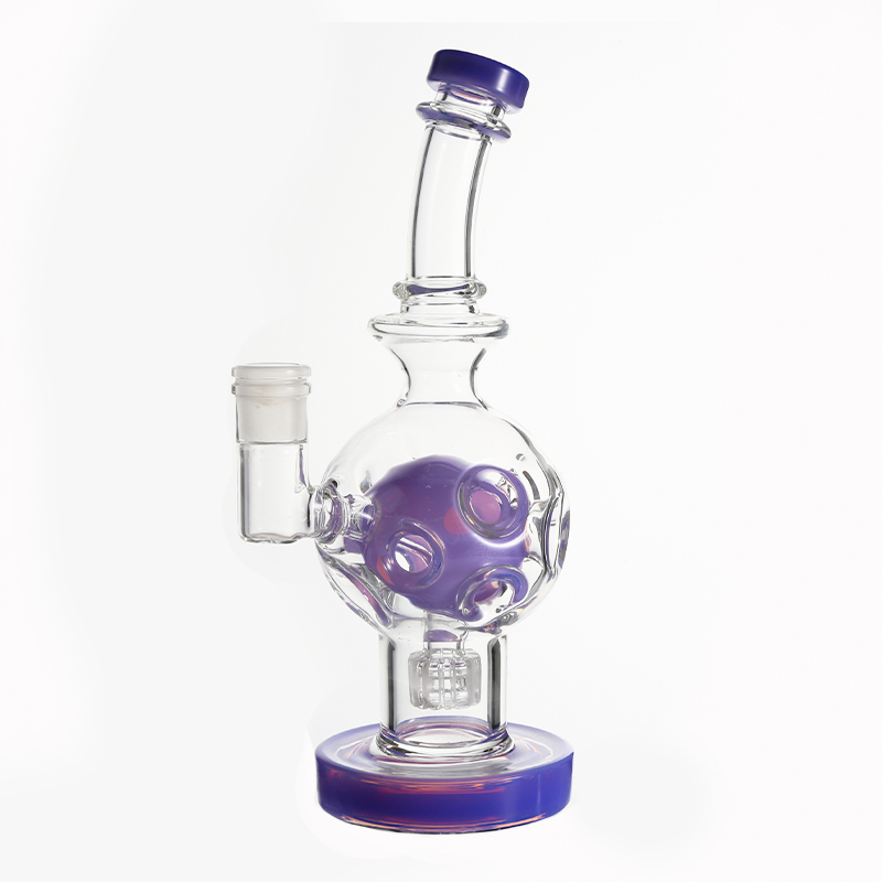 KDG Smoke Small Water Bottle Hookah Glass Transparent