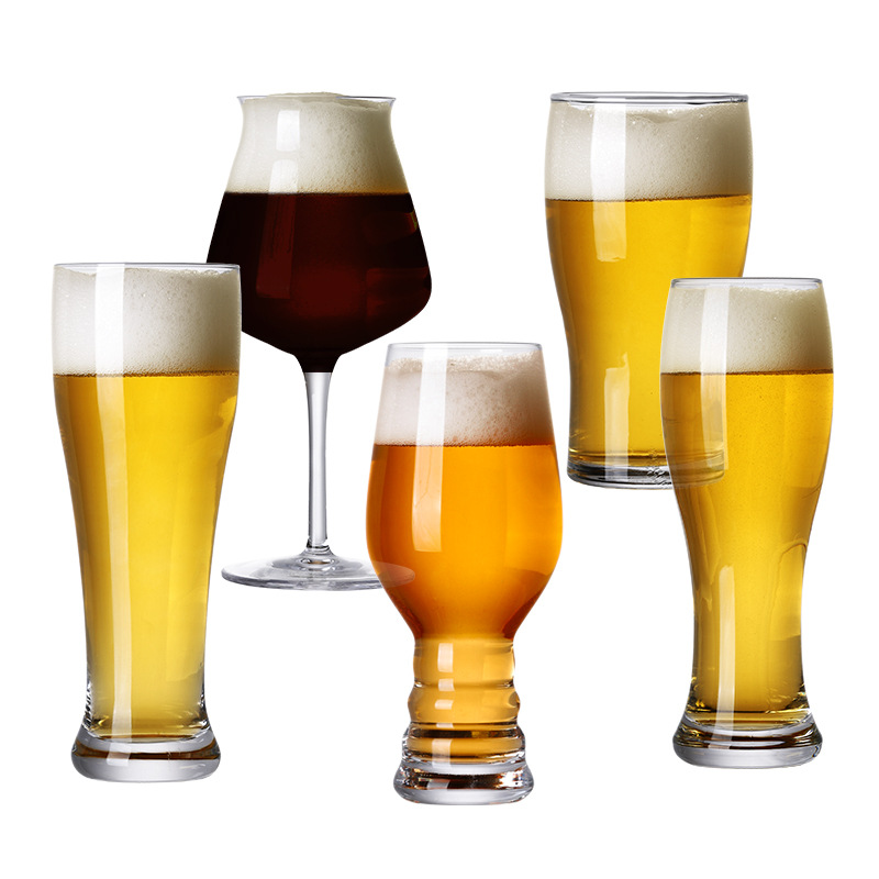 Glassware Factory Custom 300ml Classic Beer Glass Mugs Glass Cups In Bulk